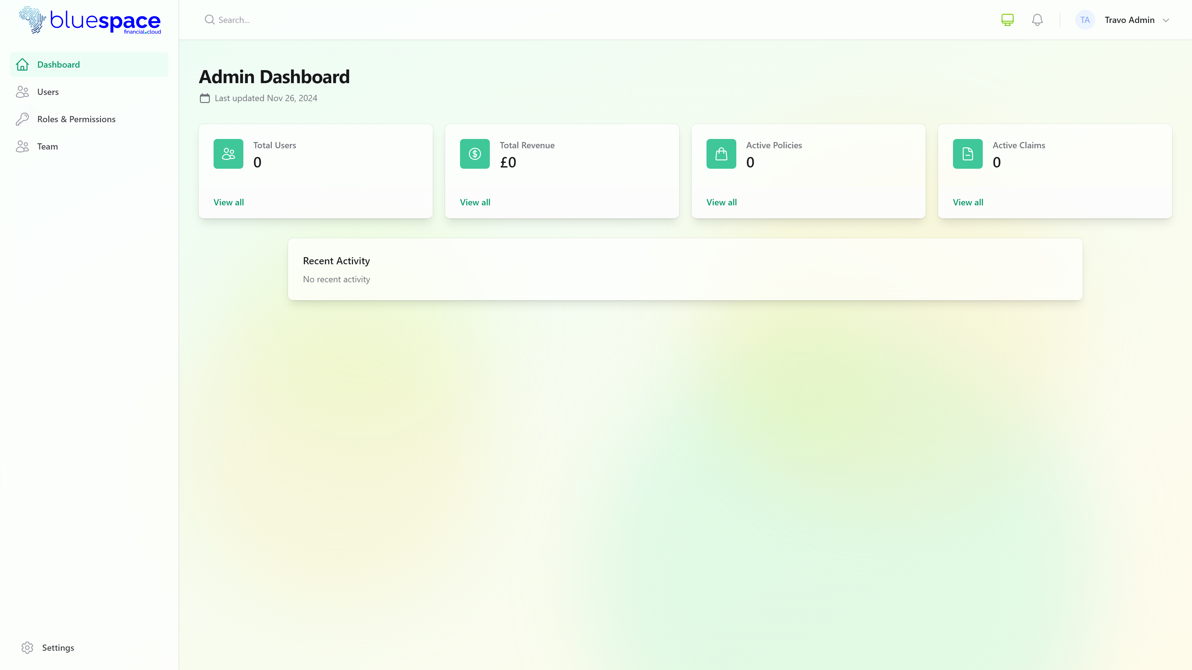 Dashboard Preview Light
